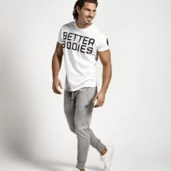 Better Bodies Basic Logo Tee - White