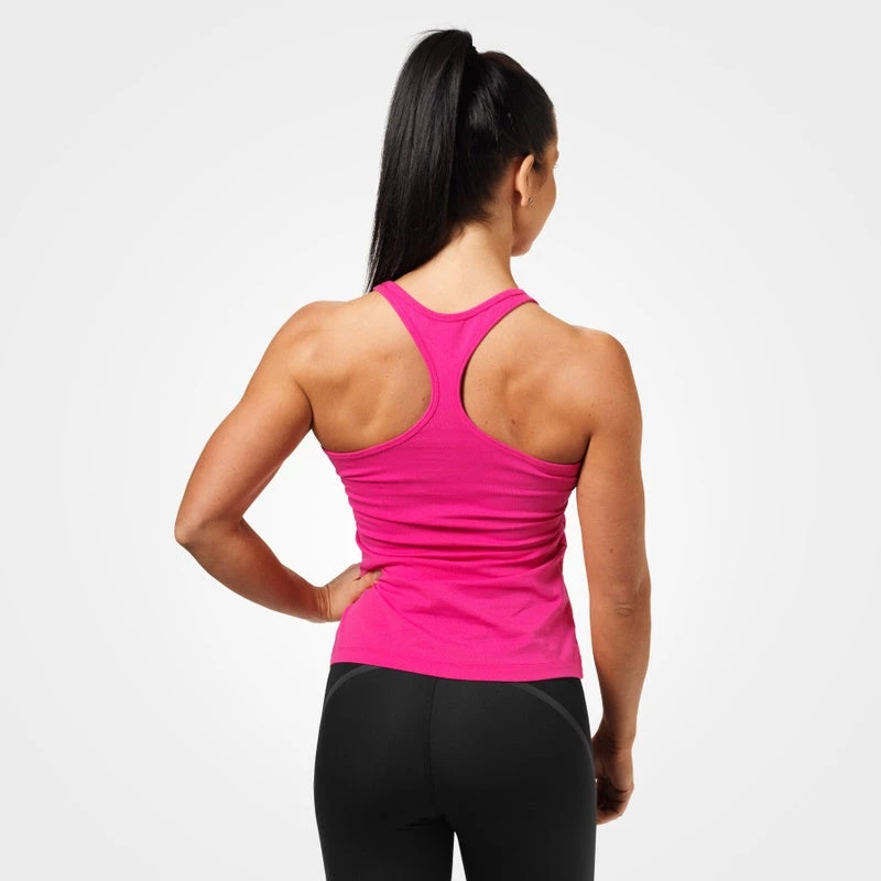 Better Bodies Printed T-Back - Pink/White 2 Better Bodies Printed T-Back - Pink/White