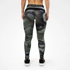 Better Bodies Camo Long Tights - Green Camo