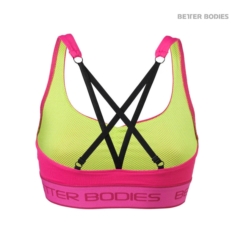 Better Bodies Athlete Short Top - Pink 2 Better Bodies Athlete Short Top - Pink
