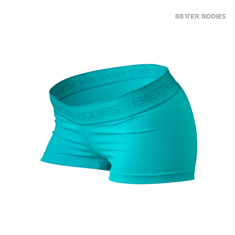 Better Bodies Fitness Hotpant - Aqua Blue 1 Better Bodies Fitness Hotpant - Aqua Blue