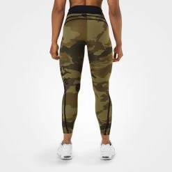 Better Bodies Camo High Tights - Dark Green Camo