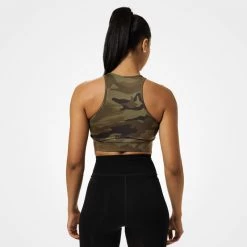 Better Bodies Chelsea Halter - Green Camo