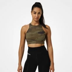 Better Bodies Chelsea Halter - Green Camo