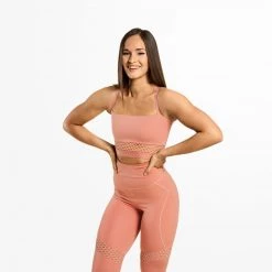 Better Bodies Waverly Mesh Bra - Rose Dawn