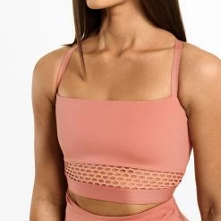 Better Bodies Waverly Mesh Bra - Rose Dawn