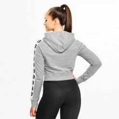 Better Bodies Vesey Cropped Hood - Grey Melange