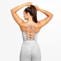 Better Bodies Vesey Strap Top - Frost Grey