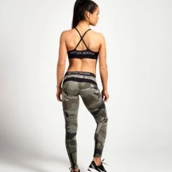 Better Bodies Camo Long Tights - Green Camo