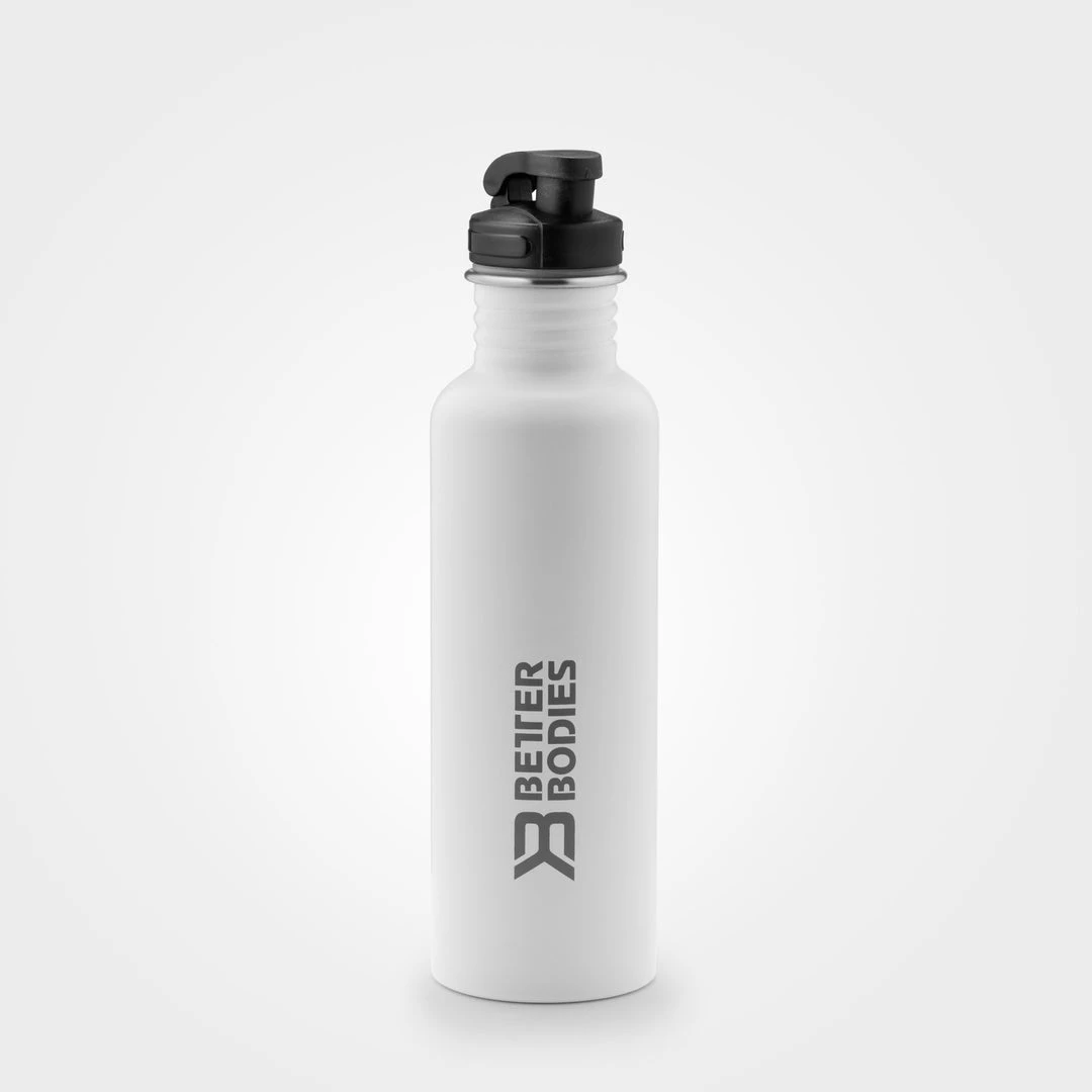 Better Bodies Fulton Bottle - White 1 Better Bodies Fulton Bottle - White