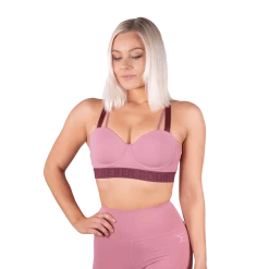 Better Bodies Waverly Sports Bra - Heather Pink