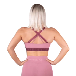 Better Bodies Waverly Sports Bra - Heather Pink