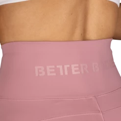 Better Bodies High Waist Leggings - Heather Pink