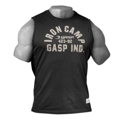 GASP Throwback Sleeveless - Wash Black