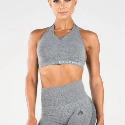 Ryderwear Seamless Sports Bra - Light Grey Marle