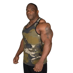 GASP Vintage T-Back - Green Camo