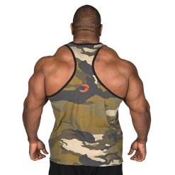 GASP Vintage T-Back - Green Camo