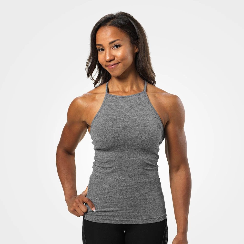 Better Bodies Performance Halter - Graphite 1 Better Bodies Performance Halter - Graphite