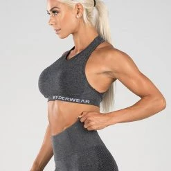 Ryderwear Seamless Sports Bra - Charcoal Marle 9 Ryderwear Seamless Sports Bra - Charcoal Marle