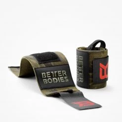 Better Bodies Camo Wrist Wraps - Dark Green Camo