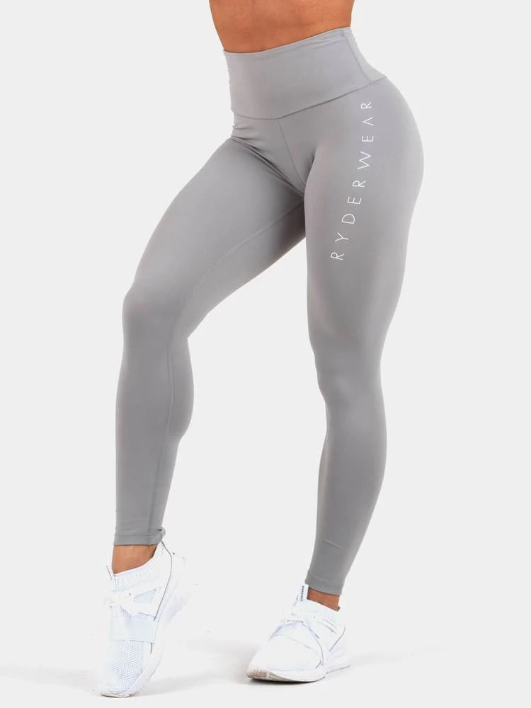Ryderwear Staples Scrunch Bum Leggings - Grey 3 Ryderwear Staples Scrunch Bum Leggings - Grey