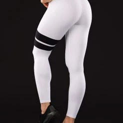 Ryderwear Block Banded Tights Limited - White