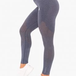 Ryderwear Geo Seamless High Waisted Leggings - Navy