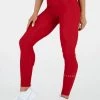 Ryderwear Stride High Waisted Leggings - Red