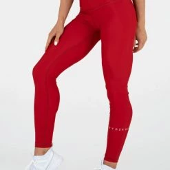 Ryderwear Stride High Waisted Leggings - Red