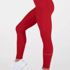 Ryderwear Stride High Waisted Leggings - Red