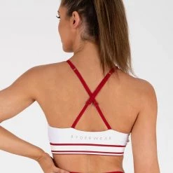 Ryderwear Stride Adjustable Sports Bra - White