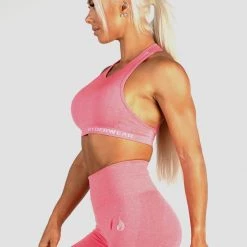 Ryderwear Seamless Sports Bra - Coral Marl