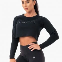 Ryderwear Staples Cropped Sweater - Black