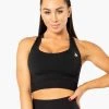 Ryderwear Electra Seamless Crop - Black