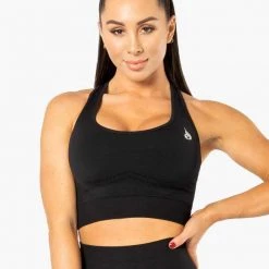 Ryderwear Electra Seamless Crop - Black