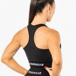 Ryderwear Electra Seamless Crop - Black