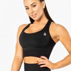 Ryderwear Electra Seamless Crop - Black 7 Ryderwear Electra Seamless Crop - Black