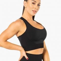 Ryderwear Electra Seamless Crop - Black 9 Ryderwear Electra Seamless Crop - Black