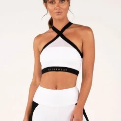 Ryderwear Empire Mesh Sports Bra - White
