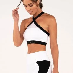 Ryderwear Empire Mesh Sports Bra - White 10 Ryderwear Empire Mesh Sports Bra - White