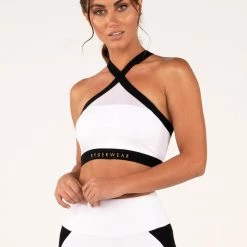 Ryderwear Empire Mesh Sports Bra - White 11 Ryderwear Empire Mesh Sports Bra - White