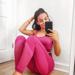 Ryderwear Electra Seamless Leggings - Electric Pink