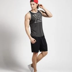 Better Bodies Jersey Tank - Anthracite 5 Better Bodies Jersey Tank - Anthracite
