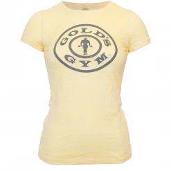 Gold's Gym Women's Burnout Tee - Yellow