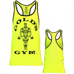 Gold's Gym Men's Stringer - Neon Yellow
