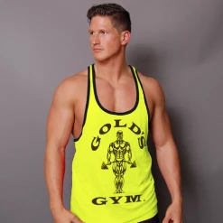 Gold's Gym Men's Stringer - Neon Yellow
