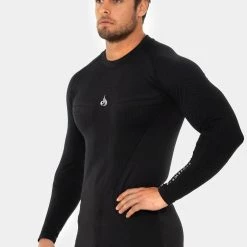 Ryderwear Geo Seamless Long Sleeve Top - Black