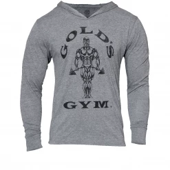 Gold's Gym Men's Thin Hoodie - Grey