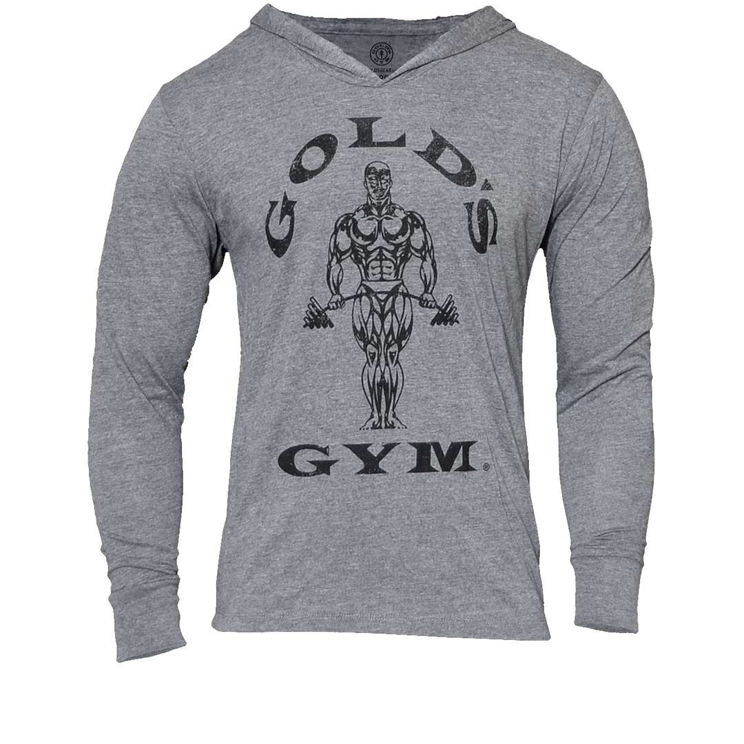 Gold's Gym Men's Thin Hoodie - Grey 1 Gold's Gym Men's Thin Hoodie - Grey