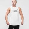 HERA X HERO Boxx Cut-Off Tank Top - White
